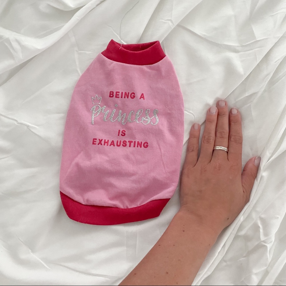 XS princess pet shirt for small animal